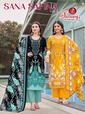 Ganeshji sana safina vol 4 bulk dress materials wholesale